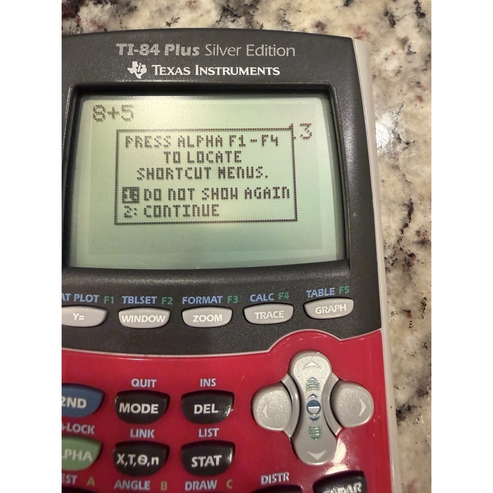 Texas Instruments TI-84 Plus Silver Edition Graphing Calculator - Pink Working - Picture 3 of 8